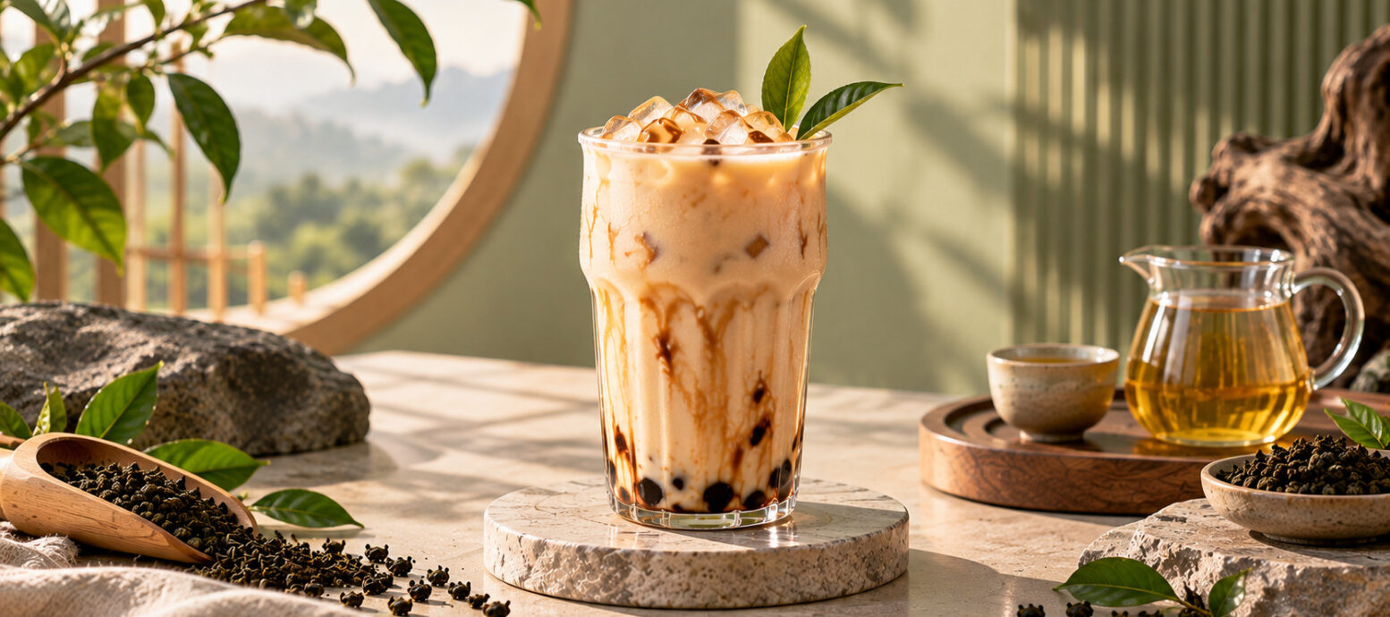 cách pha trà sữa