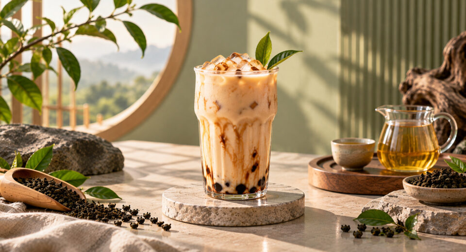 cách pha trà sữa