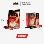 Combo 2 Cà Phê Hòa Tan 3IN1 KING COFFEE - Túi 88 gói x 16g + Cà Phê Hòa Tan 3IN1 KING COFFEE - Hộp 10 gói x 16g