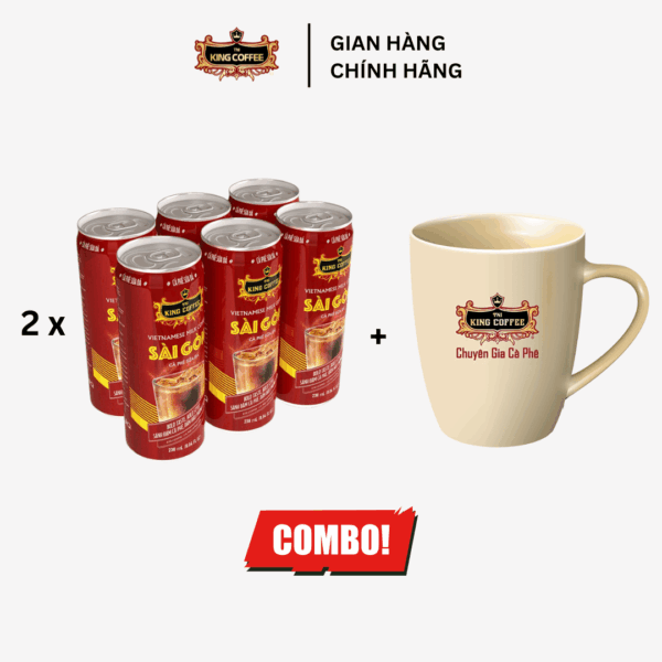 Combo 2 lốc RTD cà phê sữa đá