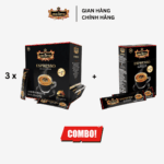 Combo 3 Cà Phê Đen Hòa Tan Espresso KING COFFEE