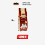 Combo 5 Túi Cà Phê Rang Xay Expert Blend 1 KING COFFEE - Túi 500g + Tặng 1 Túi Expert Cùng Loại