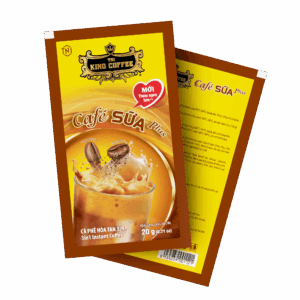 Gói Cà Phê Sữa Hòa Tan PLUS 3IN1 KING COFFEE - Túi 1kg (50 gói x 20g)