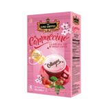Cà Phê Hòa Tan Cappuccino Collagen KING COFFEE vị Dâu và Hoa Anh Đào - Hộp 12 gói x 20g