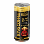 KING COFFEE RTD Cà Phê Đen Đá đậm gu Việt – Lốc 6 lon- Lon 238ml