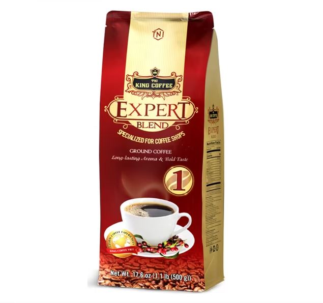 Cà Phê Rang Xay Expert Blend 1 KING COFFEE - Túi 100g