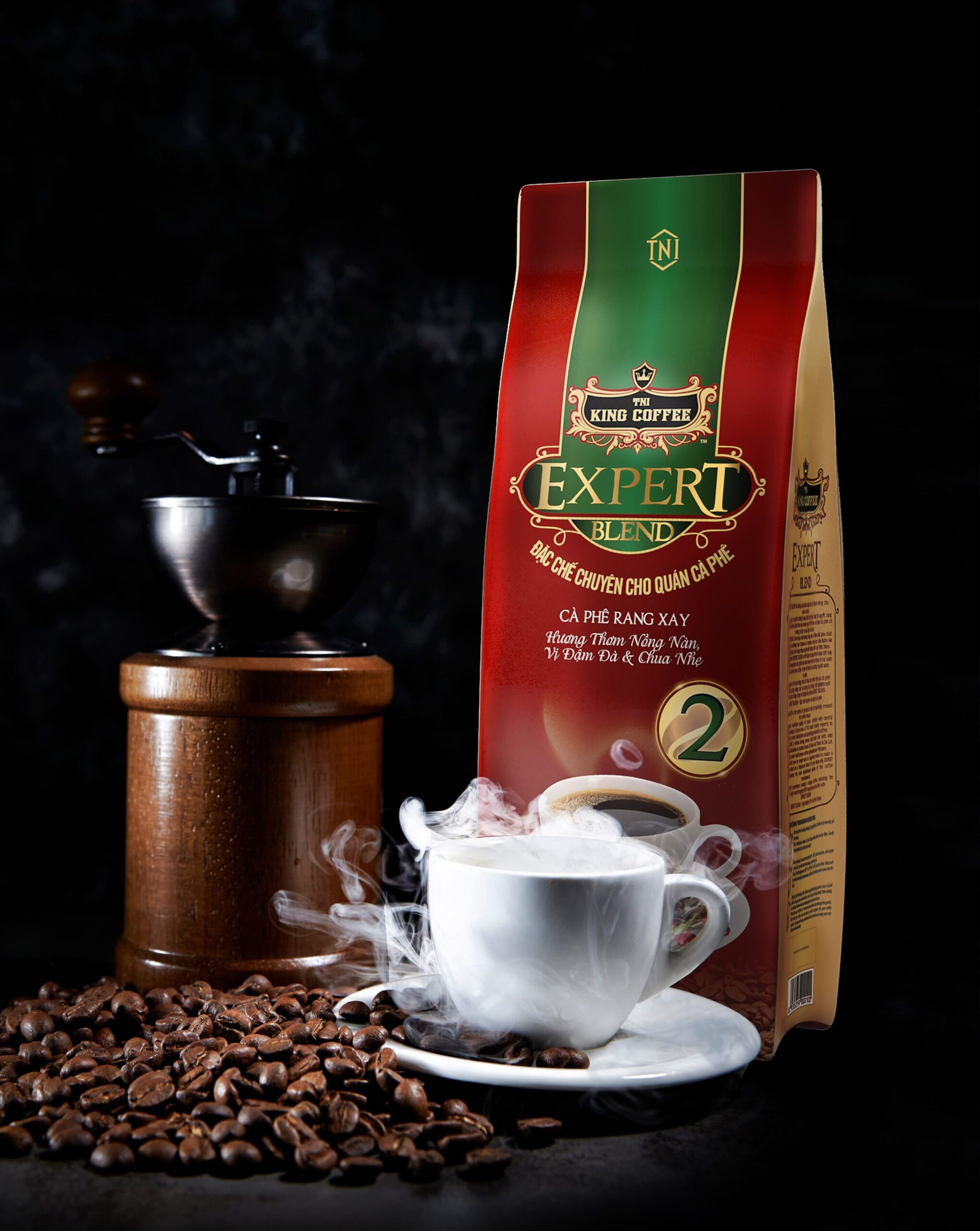 Mua Cà Phê Rang Xay Expert Blend 2 KING COFFEE - Túi 500g