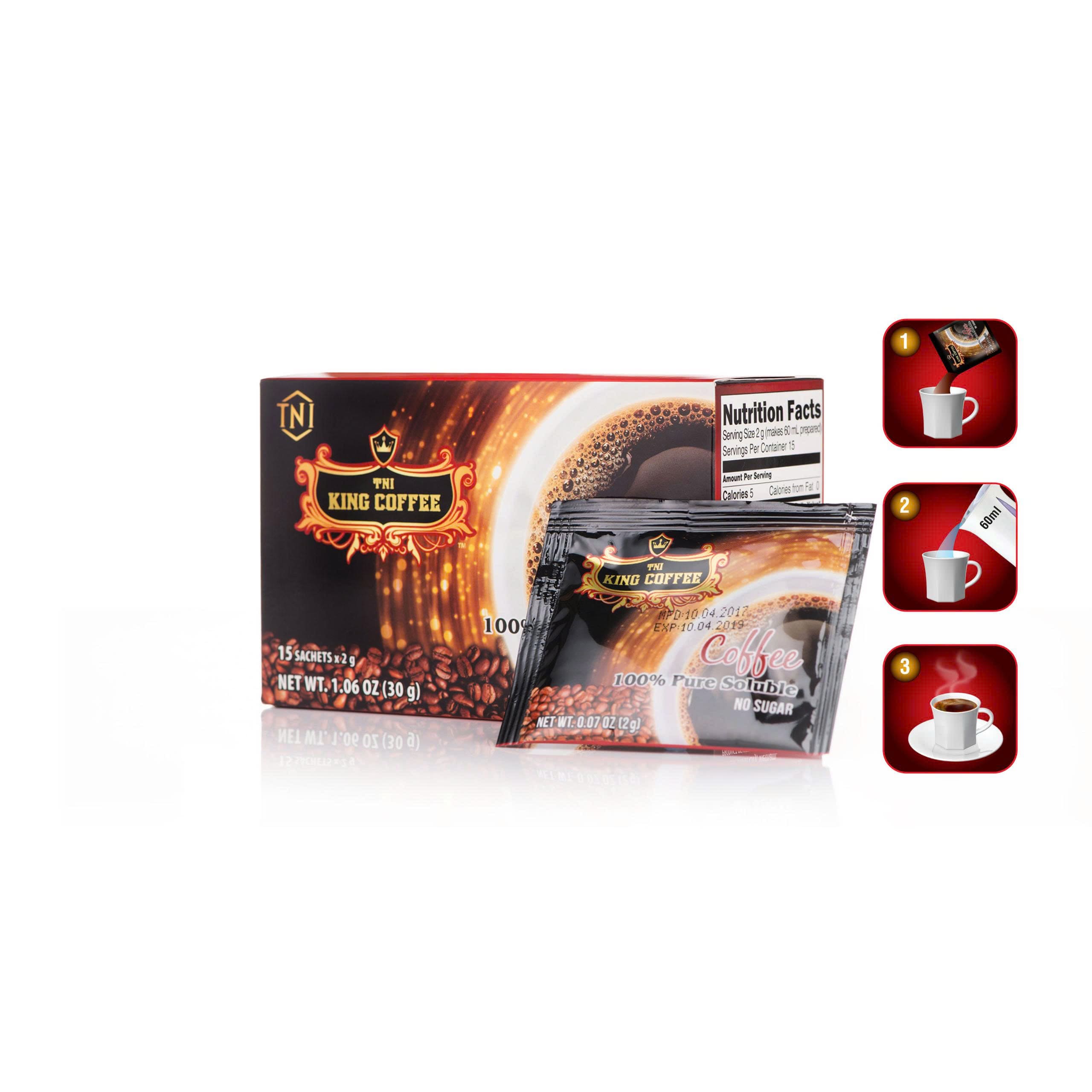 King-coffee-Pure-black-instant-Hop-15-sachets-x-2gr-2.jpg Cà Phê Đen Hòa Tan Thuần Khiết KING COFFEE – Hộp 15 gói x 2g – Không Đường