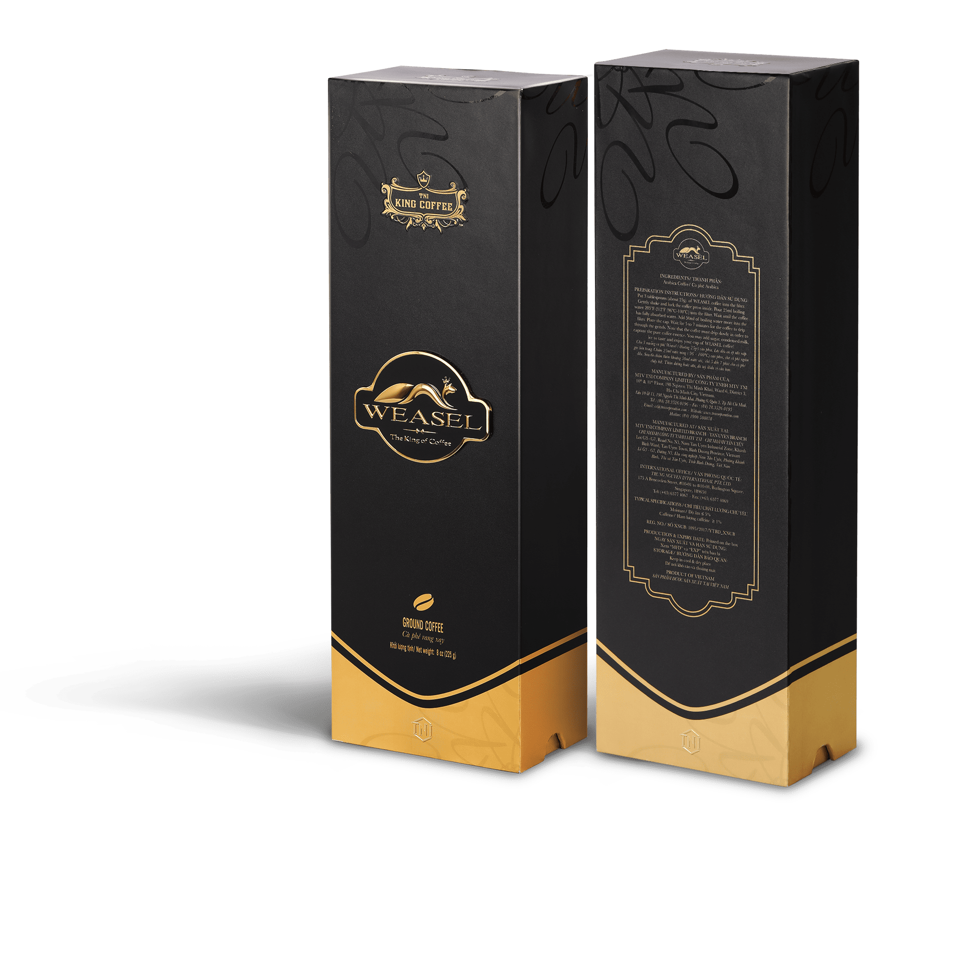 King-coffee-Weasel-Box-225gr-main-2.png Hộp Cà Phê Rang Xay Cao Cấp Weasel KING COFFEE - Hộp 225 gr