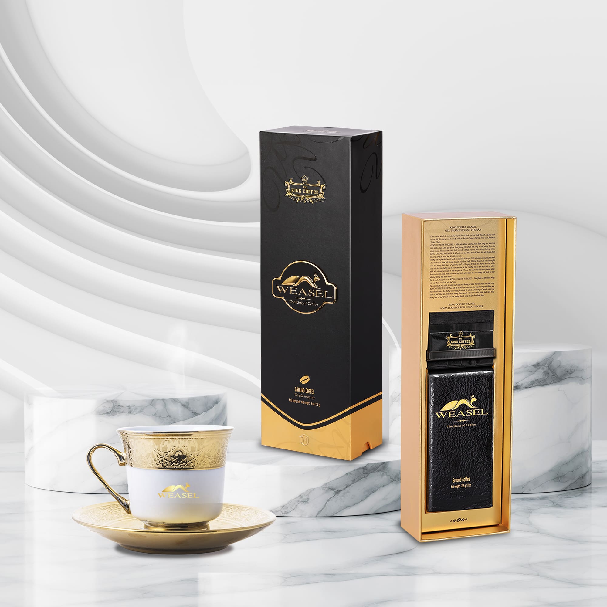 King-coffee-Weasel-Box-225gr-main-6.jpg Mua Cà Phê Rang Xay Cao Cấp Weasel KING COFFEE - Hộp 225 gr