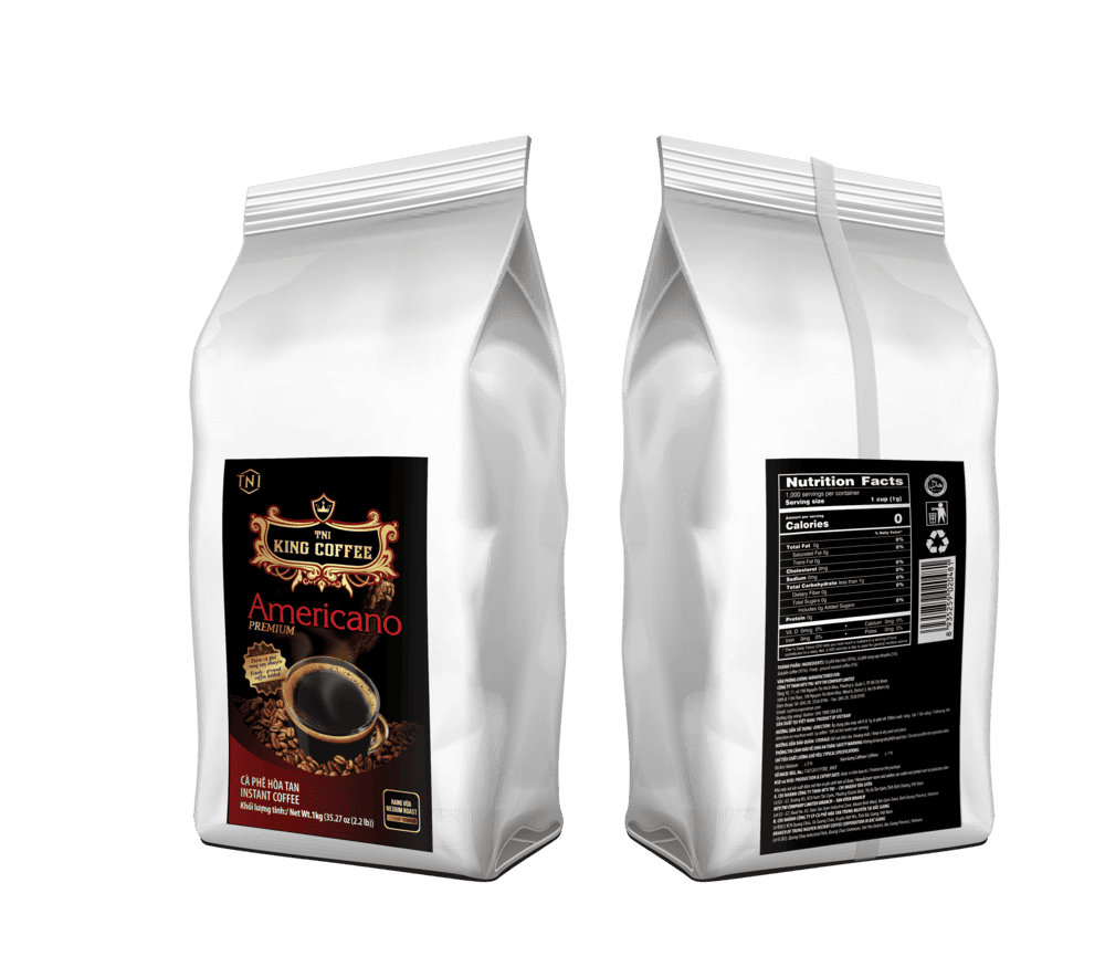 Cà Phê Hòa Tan Americano Cao Cấp KING COFFEE – Túi 1kg