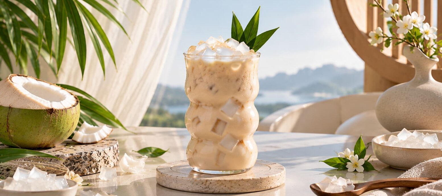 trà sữa thạch dừa