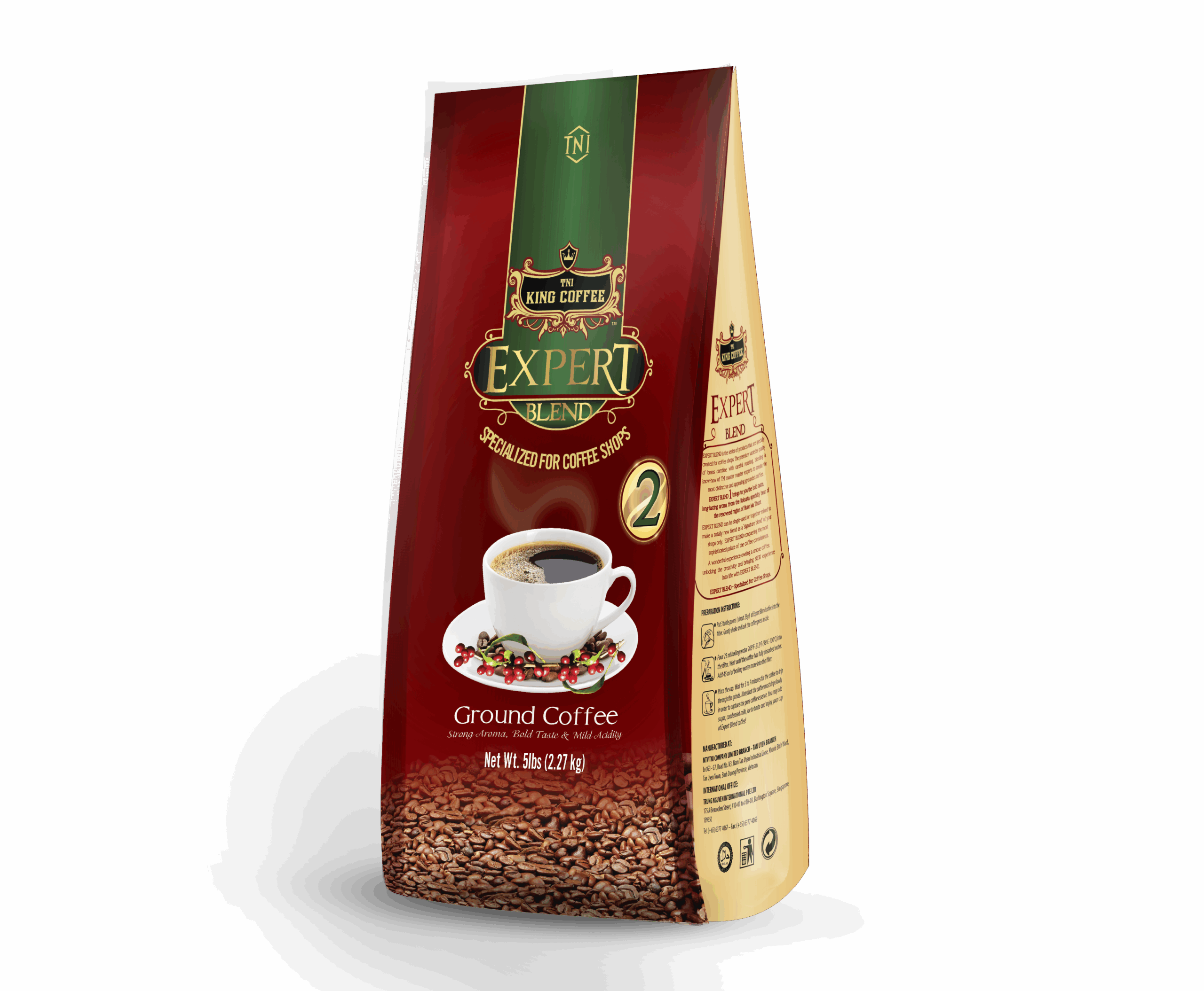 King coffee Expert Blend 2 - Bag 2270gr