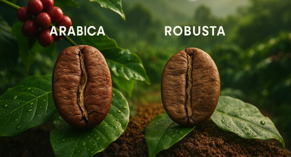 cà phê robusta và arabica