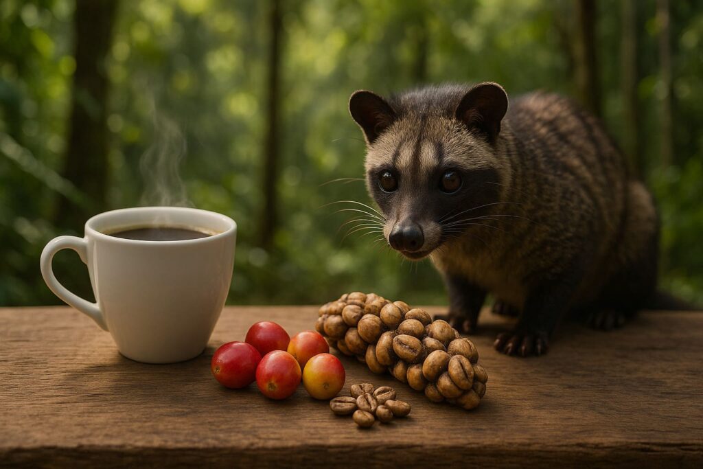 cách làm cà phê chồn