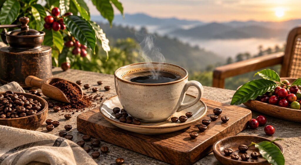 Cà phê decaf và cà phê thường