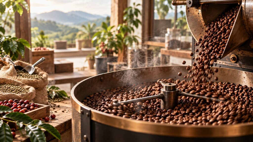 các mức độ rang cà phê phổ biến