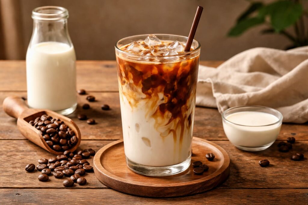 Cà phê sữa tươi là gì