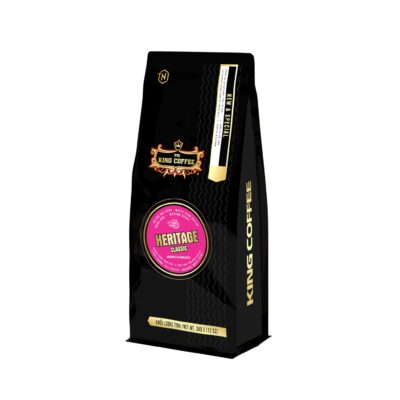 King Coffee Heritage Classic whole bean coffee - Bag 340g