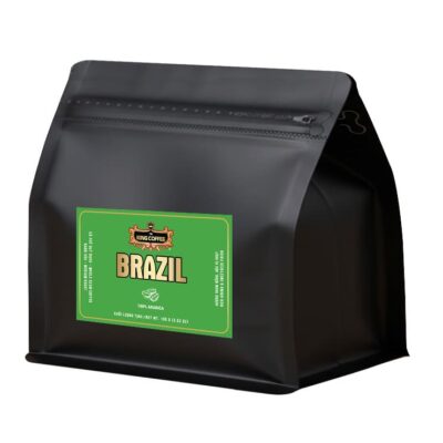 King coffee Brazil Whole Bean coffee - Bag 100gr