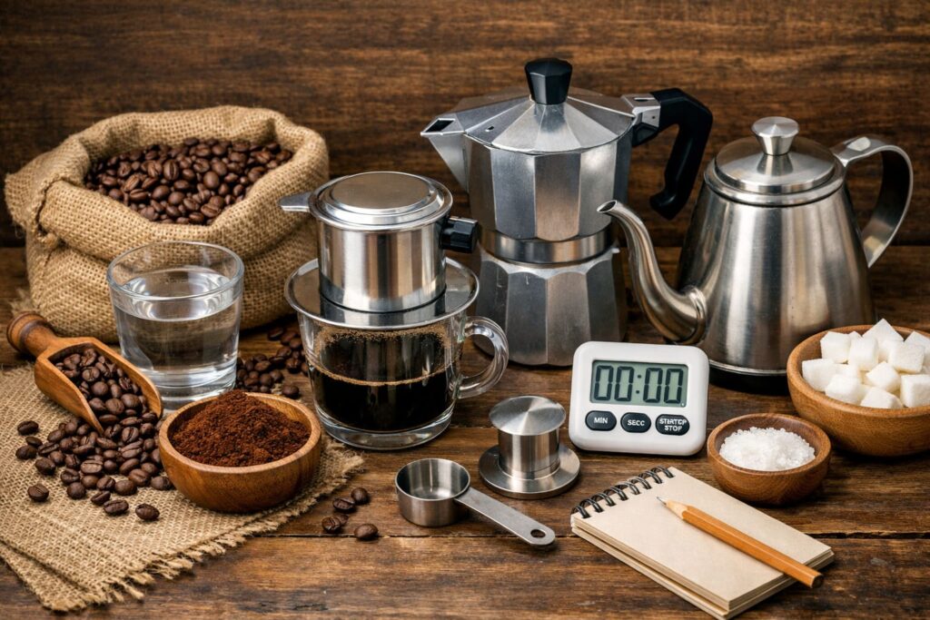 Nguyên liệu và dụng cụ cần chuẩn bị