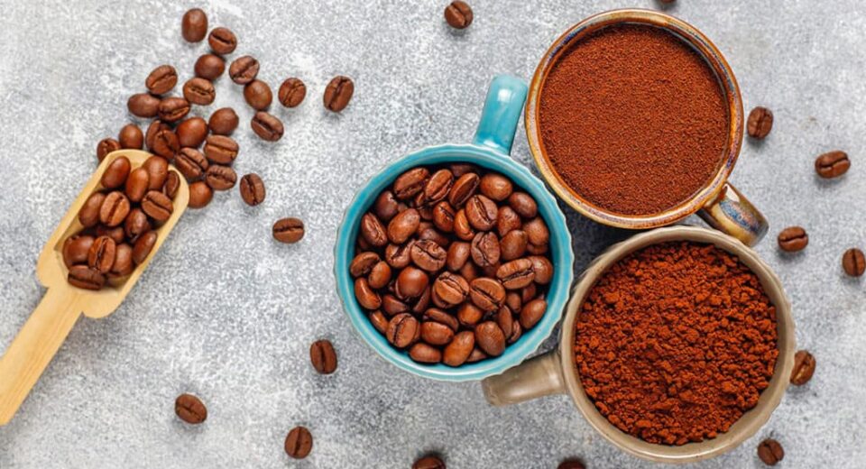 cà phê rang xay và cà phê hòa tan