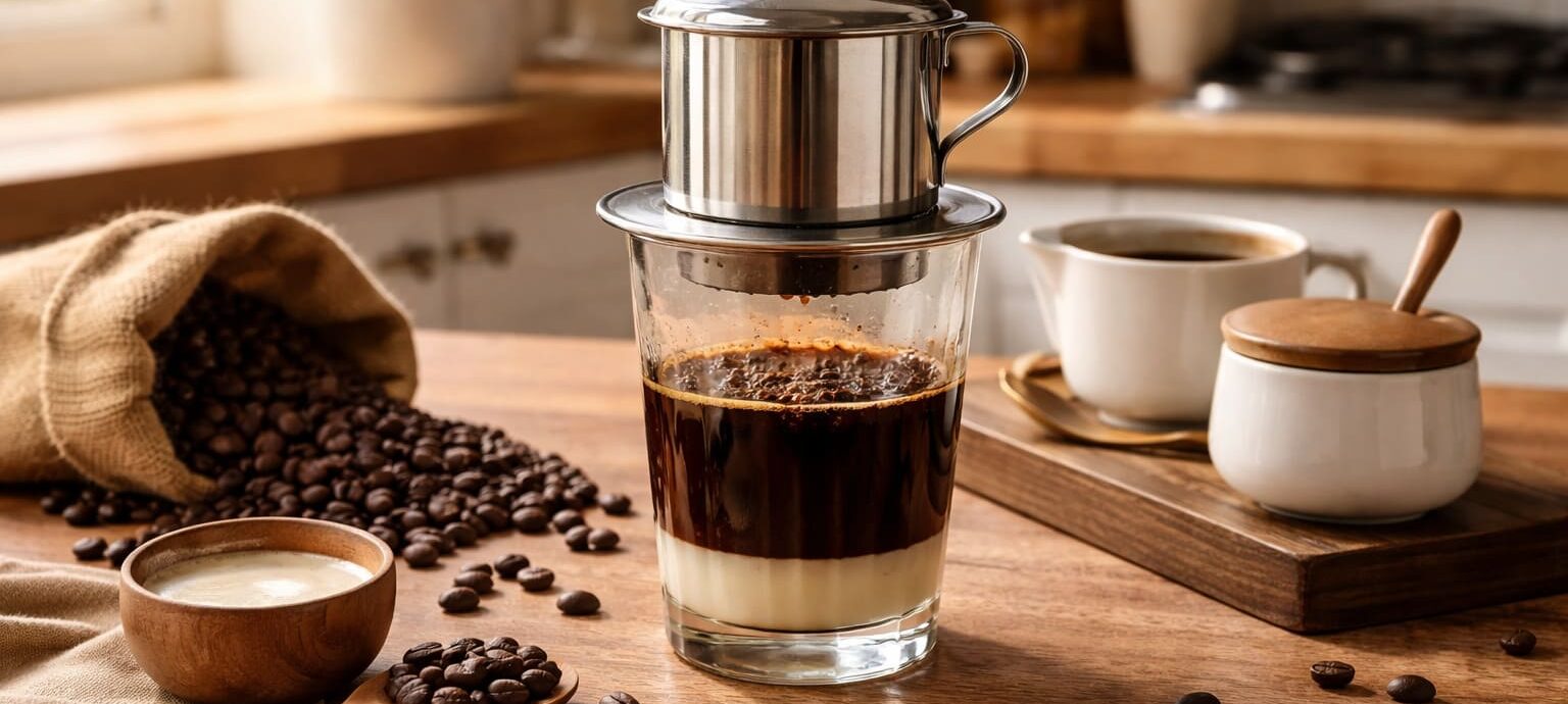 cách pha cà phê phin