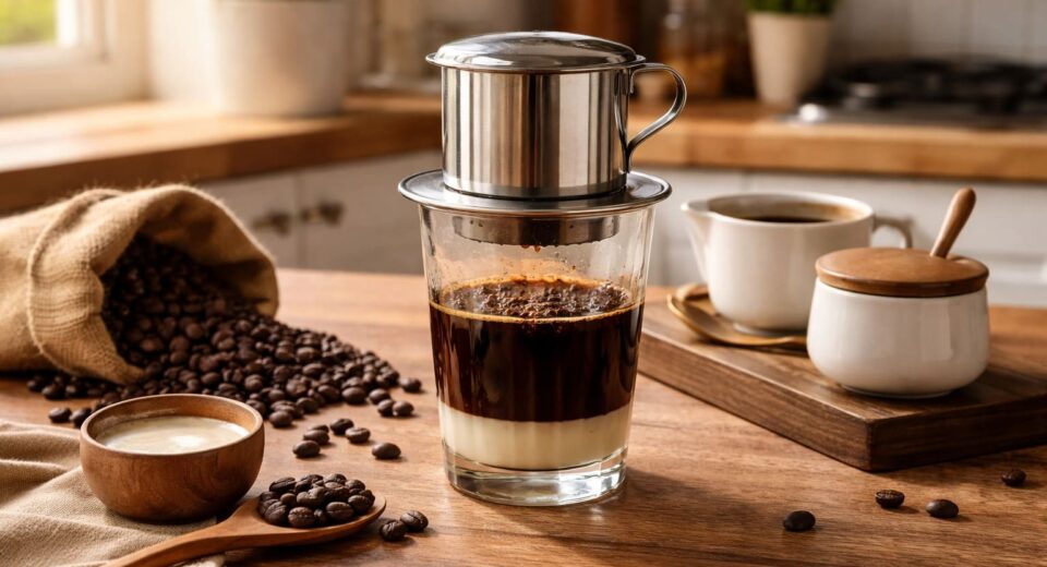 cách pha cà phê phin