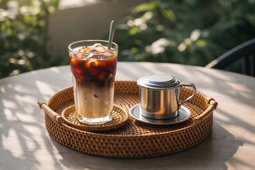 cách pha cà phê phin sữa ngon