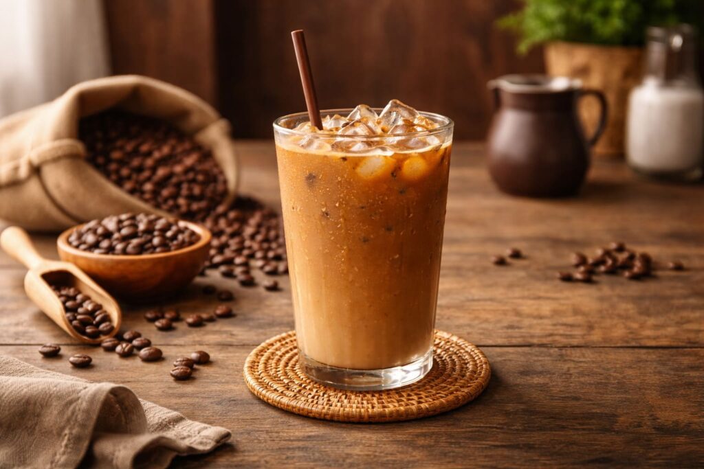 cách pha cà phê sữa đặc