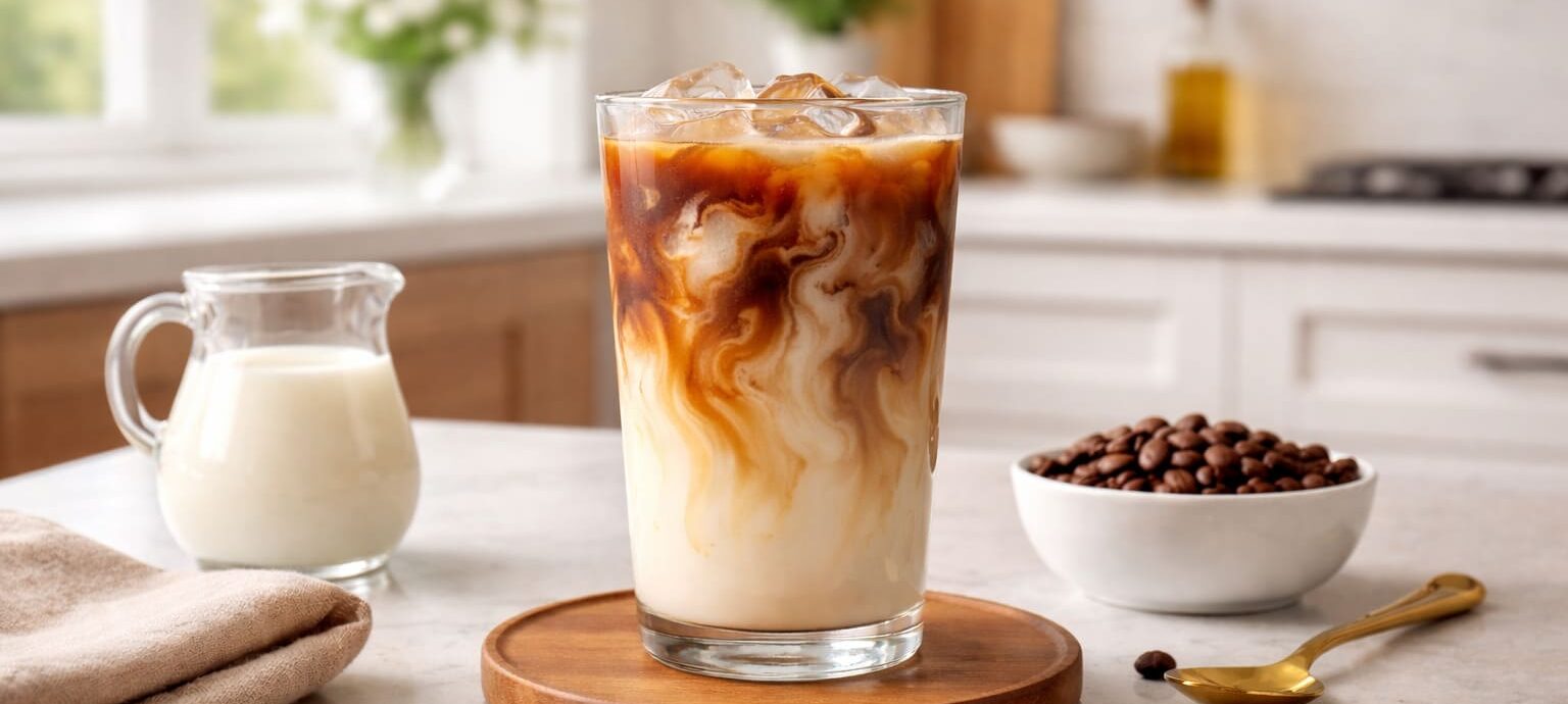 cách pha cà phê sữa tươi