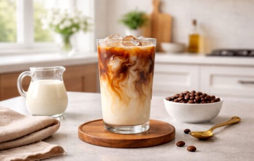 cách pha cà phê sữa tươi