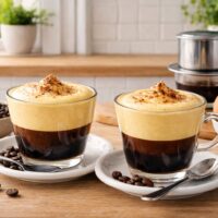 cách pha cà phê trứng