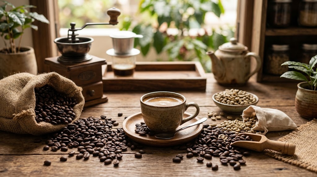 pha cà phê robusta đúng cách