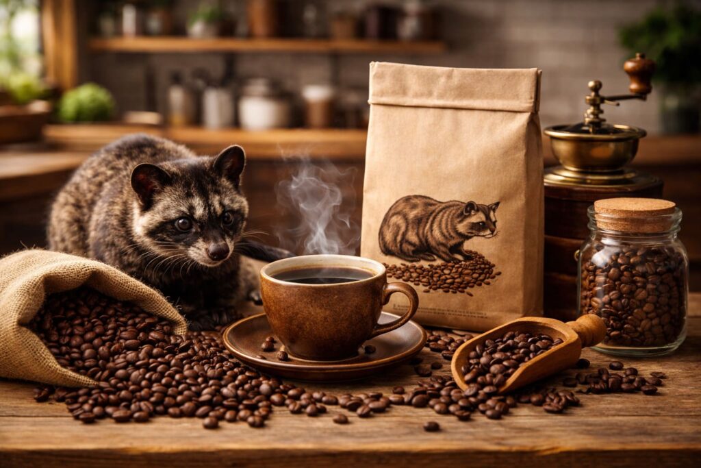 Cà phê chồn là gì
