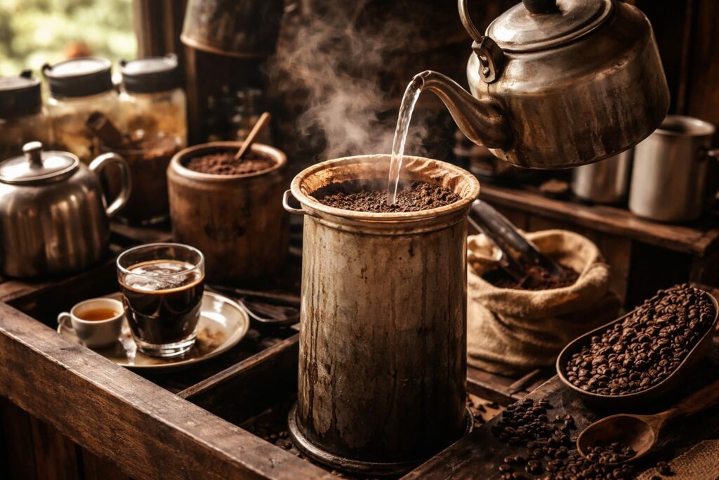 Cà phê vợt là gì