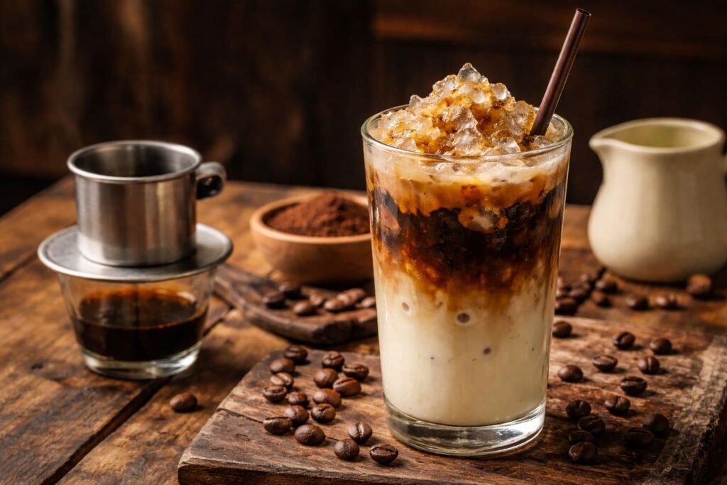 Cách pha cà phê bạc xỉu truyền thống