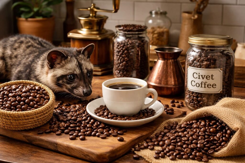 Giá cà phê chồn