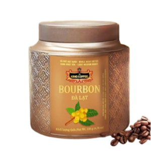 KING COFFEE BOURBON Đà Lạt - Lon 135g KING COFFEE BOURBON Đà Lạt - Lon 135g