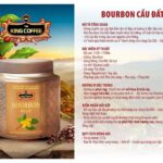 KING COFFEE BOURBON Đà Lạt hạt rang - Lon 135g