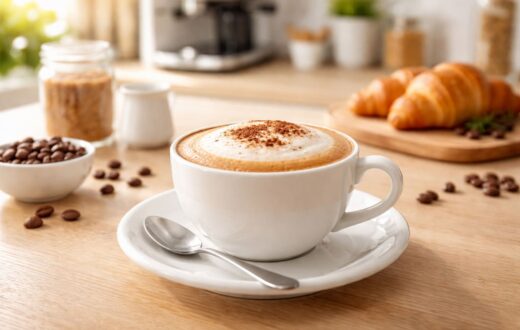 cách pha cà phê capuchino