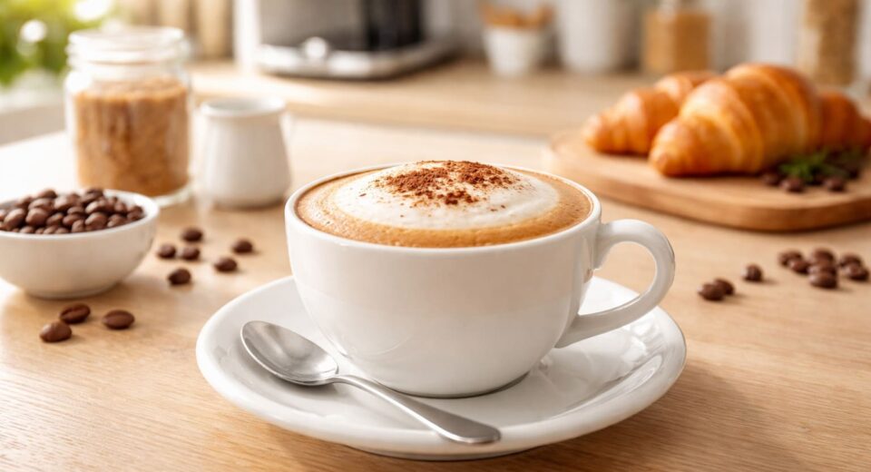 cách pha cà phê capuchino