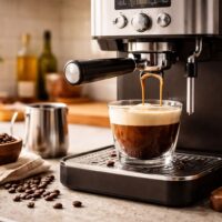 cách pha cà phê máy