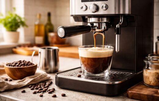 cách pha cà phê máy