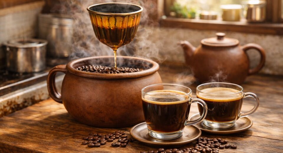 cách pha cà phê vợt