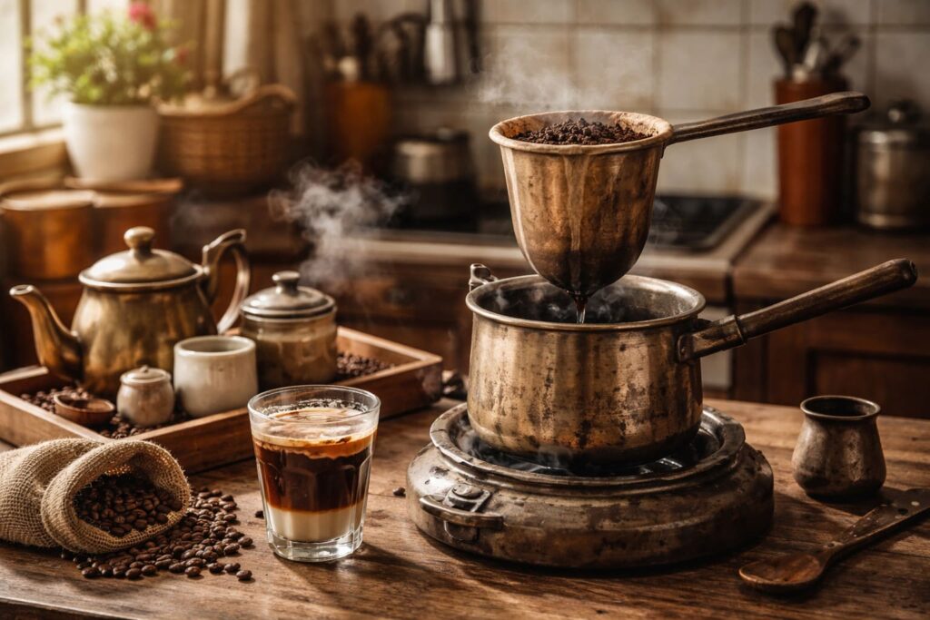 cách pha cà phê vợt ngon