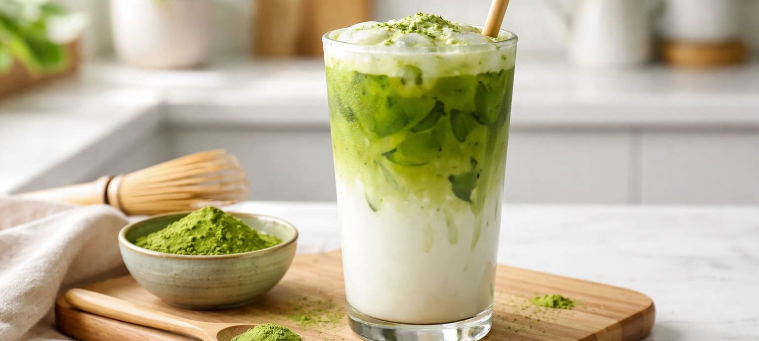 cách pha matcha latte