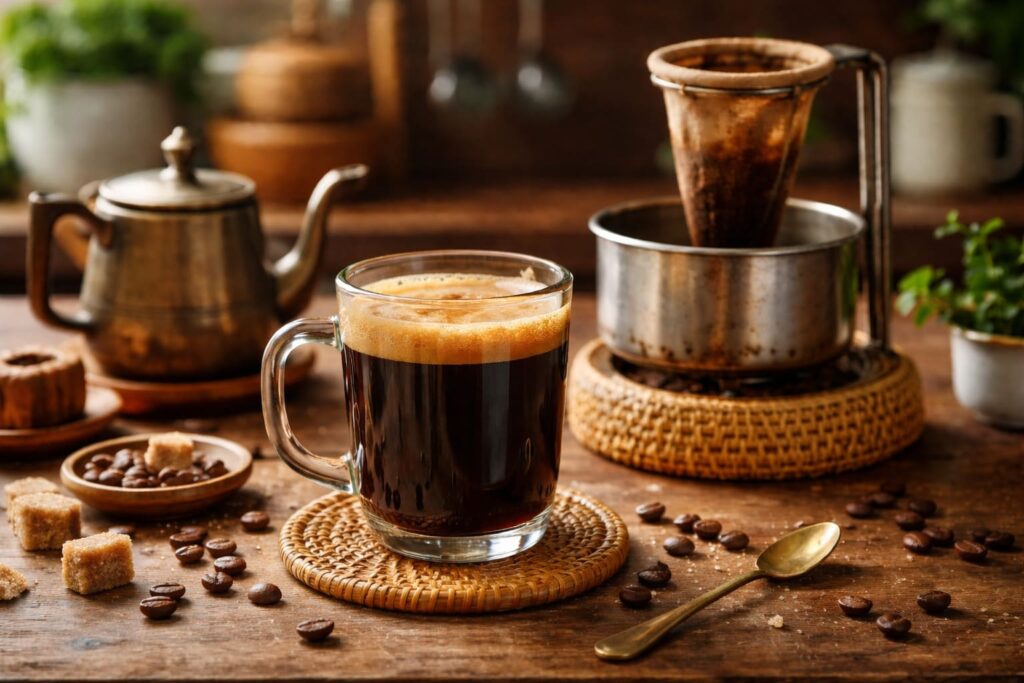 công thức pha cà phê vợt