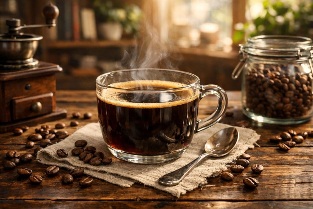 Cách pha Americano không cần máy