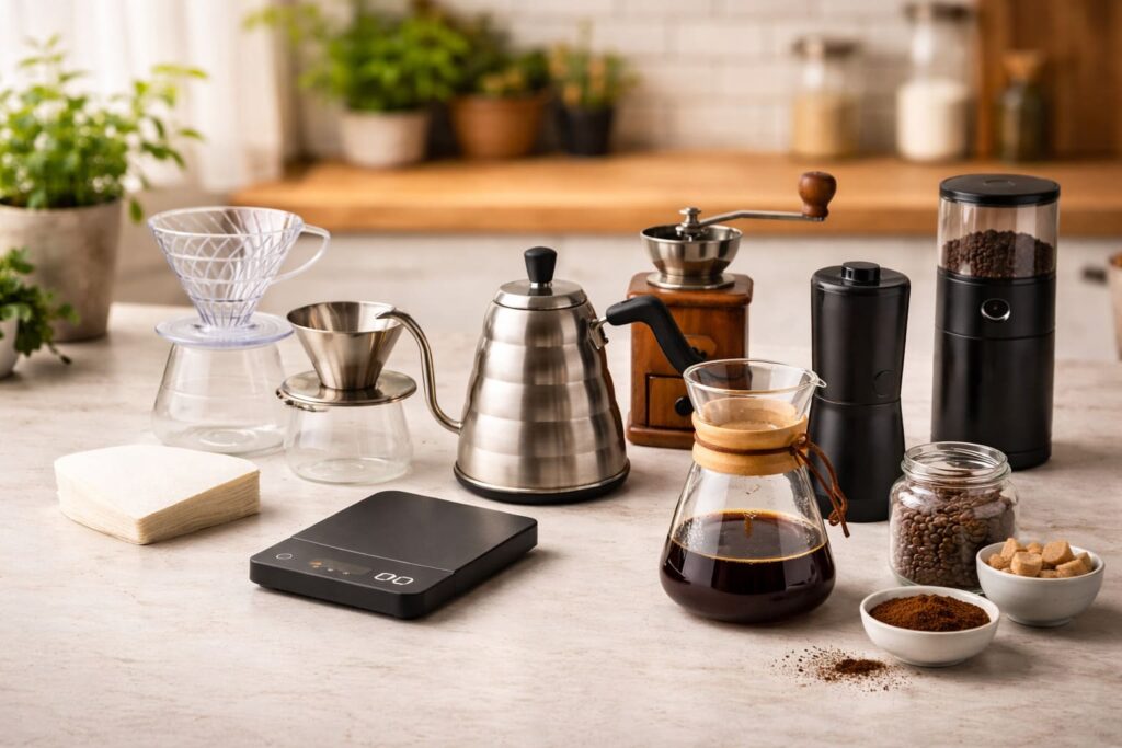 Dụng cụ pha pour over